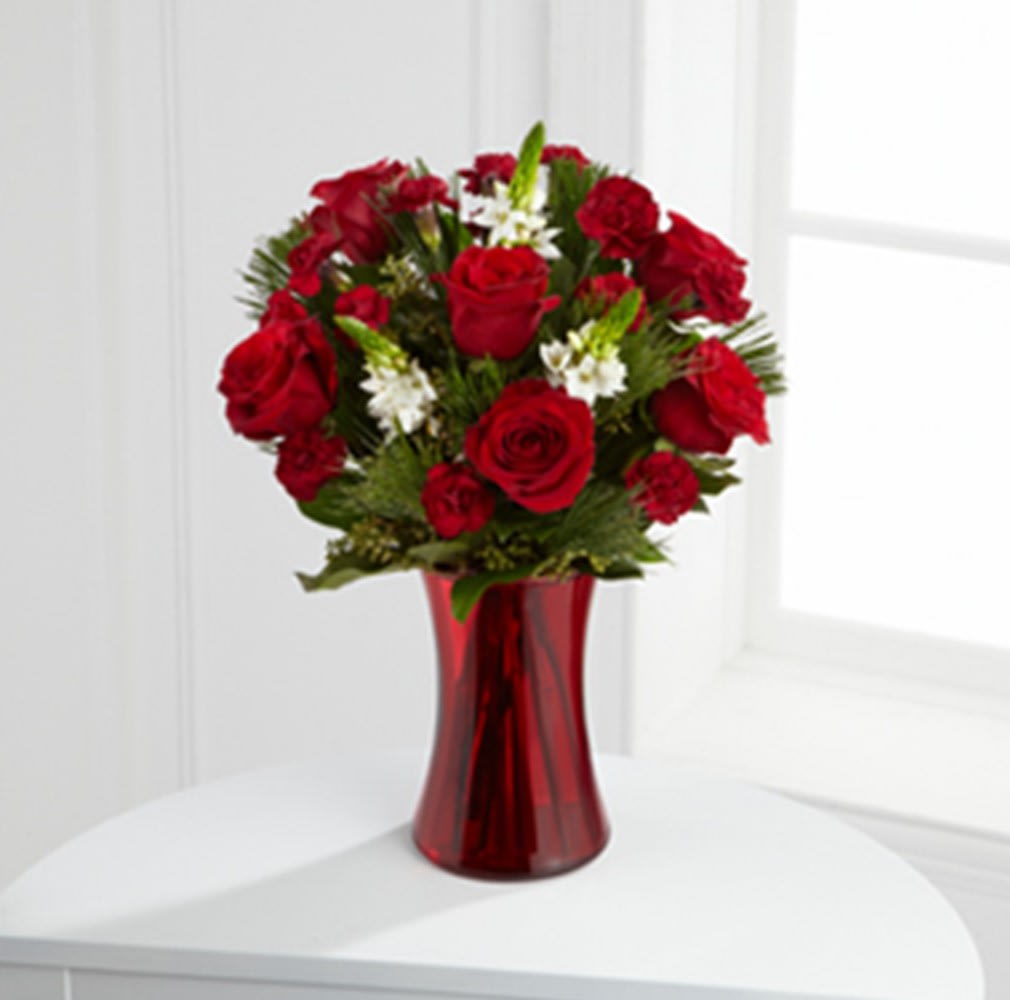 Holiday Romance Vase