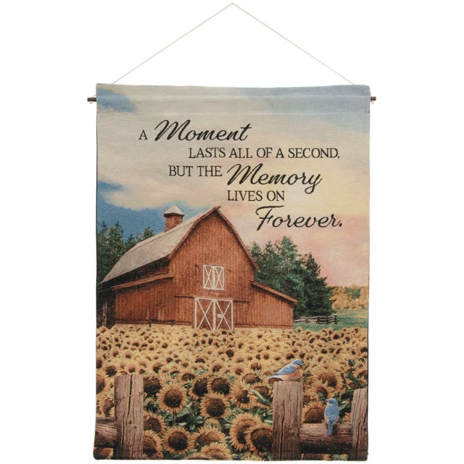 Woven Wall Hanger - Memory Lives On