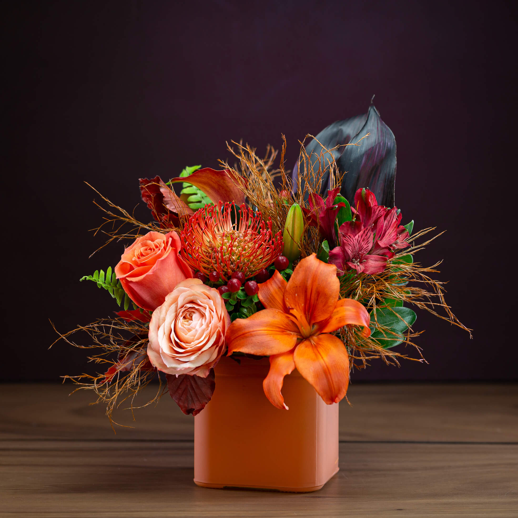 Fall Foliage Flower Bouquet