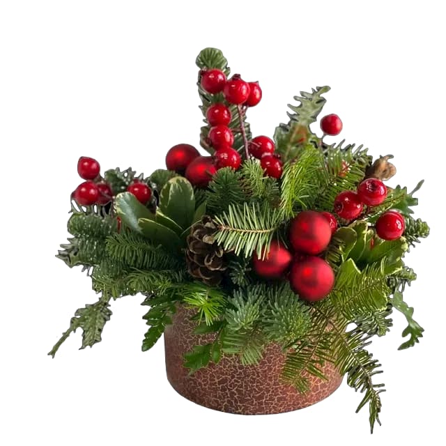 Round Christmas Centerpiece
