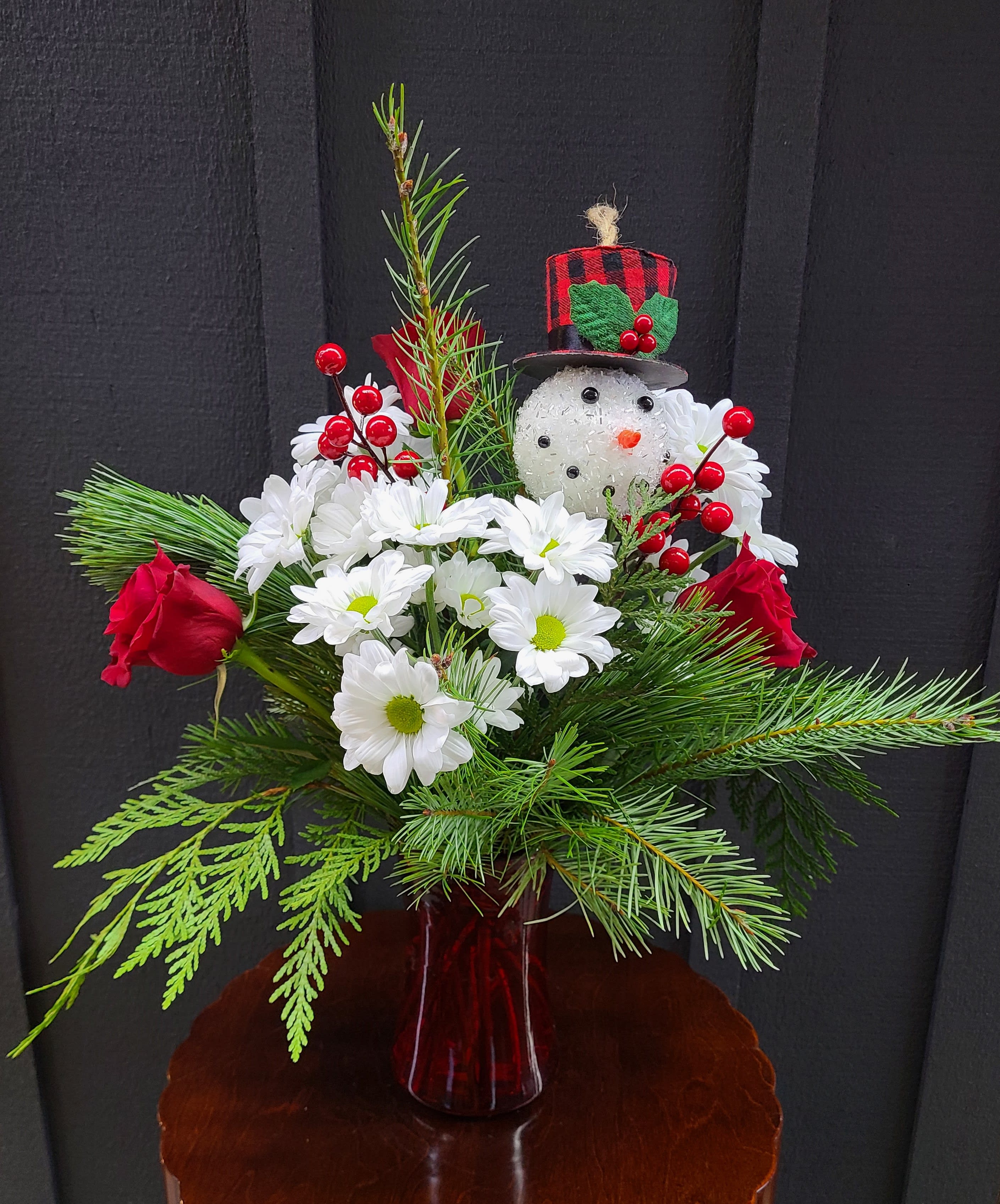 Frosty's Christmas Bouquet