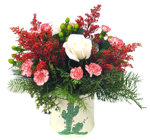 Holiday Lights Cactus H-7090 Flower Bouquet