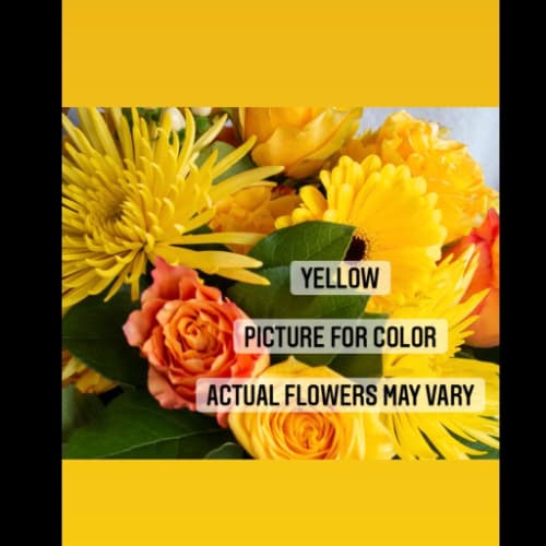 Florist Choice-Yellow Flower Bouquet