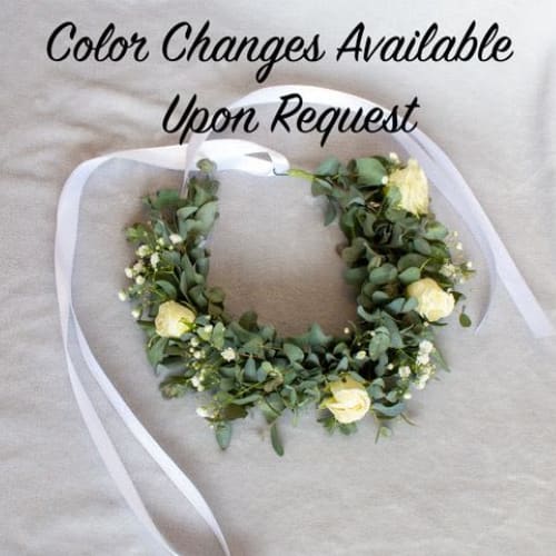 Eucalyptus Head Piece Flower Bouquet