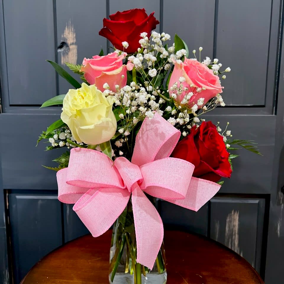 Roses- Five (5) Ways to Love Flower Bouquet