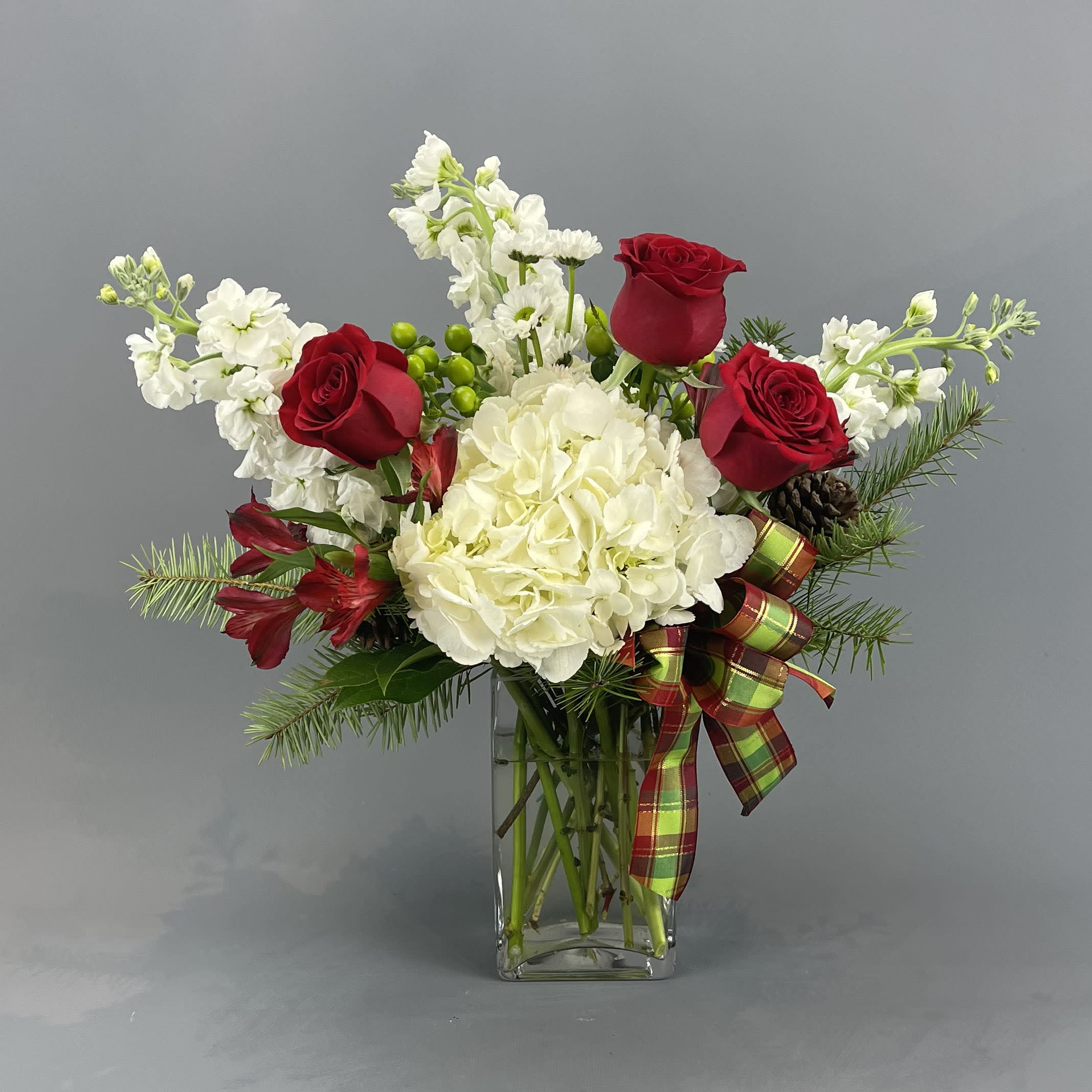 Christmas Holiday Traditions by Rathbone's Flower Bouquet