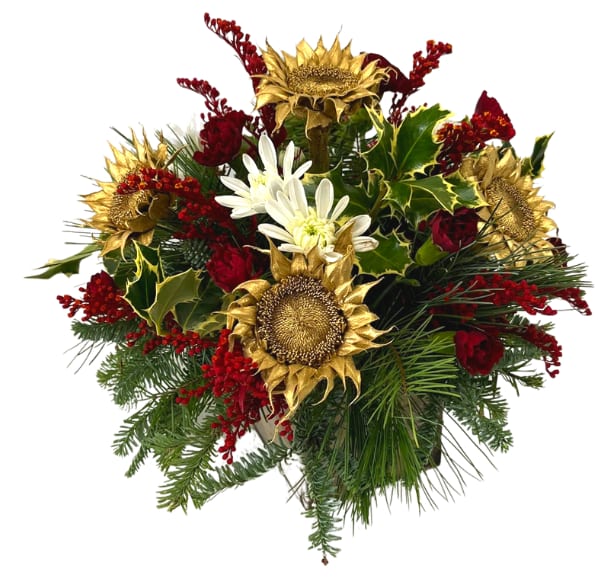 Southwestern Christmas Cube H-7098 Flower Bouquet
