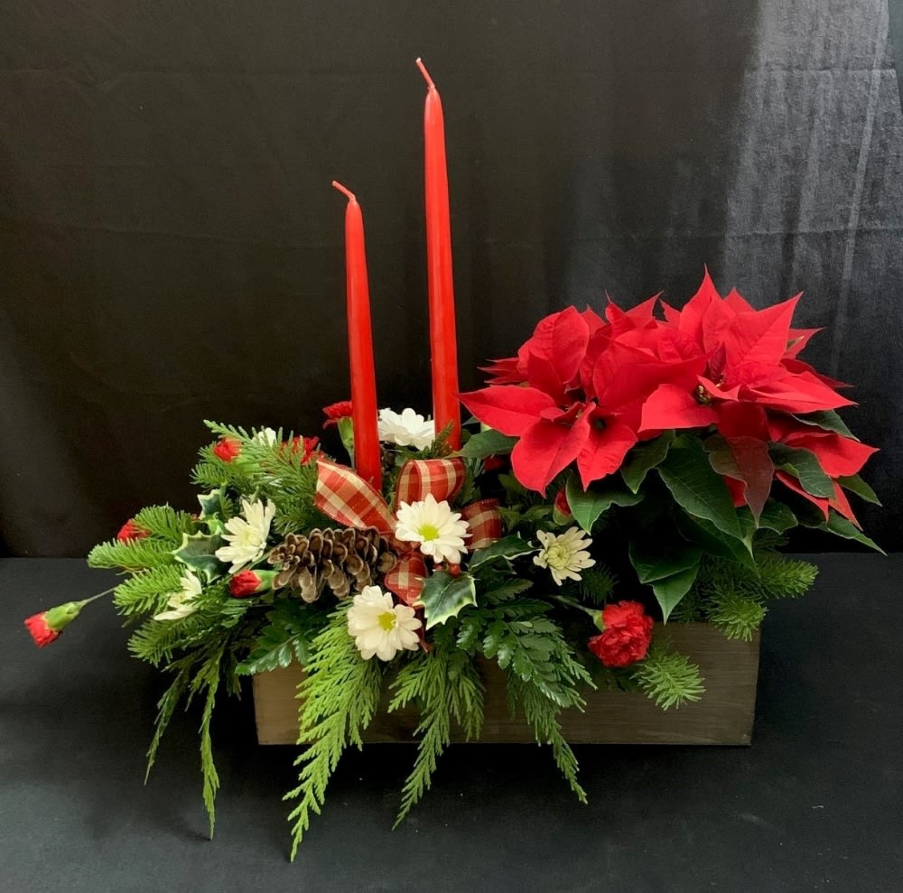 Season's Greetings Flower Bouquet