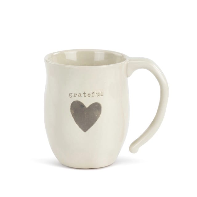 Grateful Heart Mug Flower Bouquet