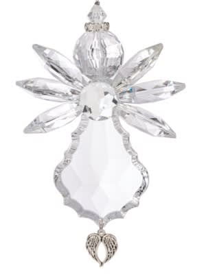 Crystal Angel Charm