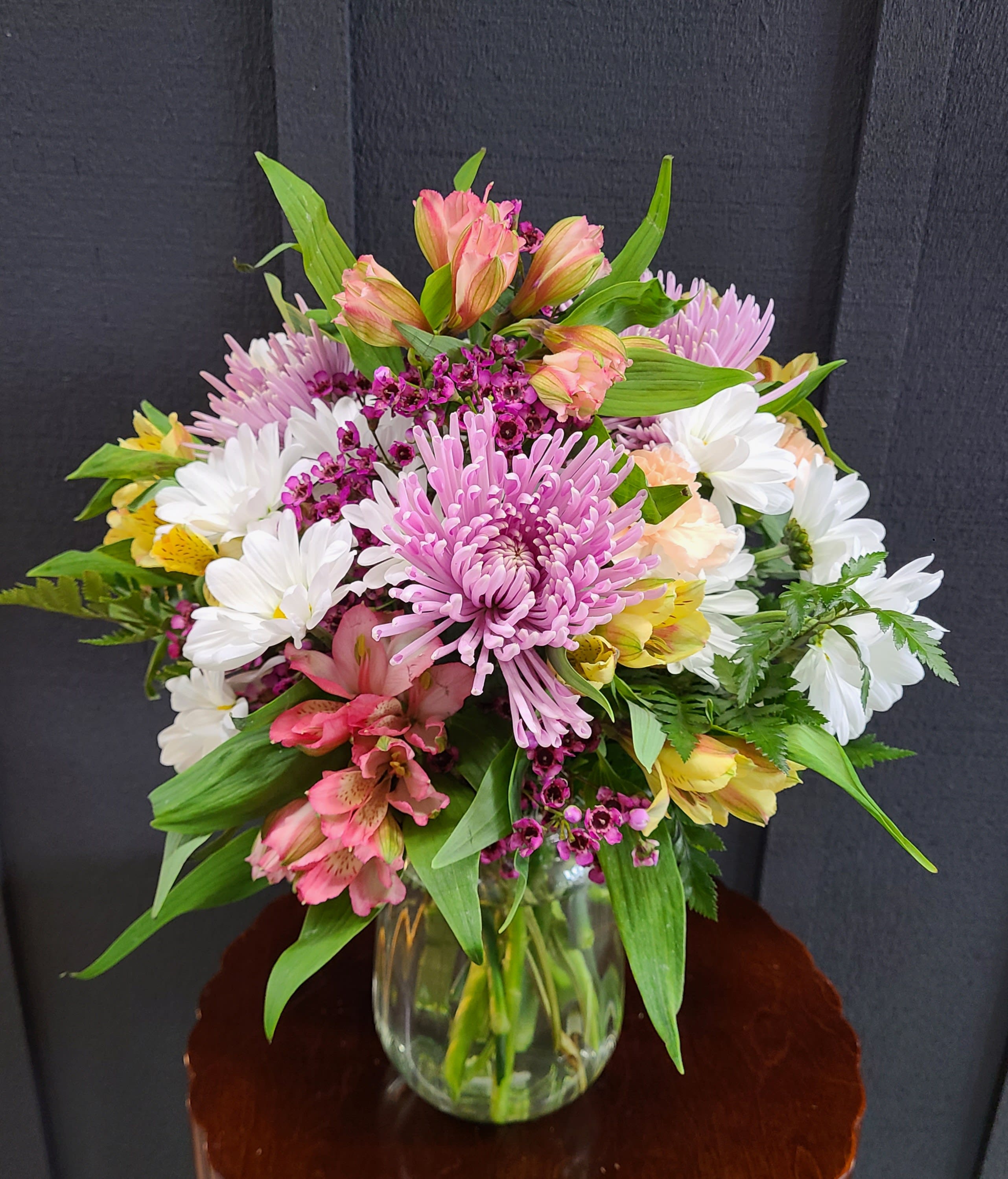 Pastel Garden Flower Bouquet