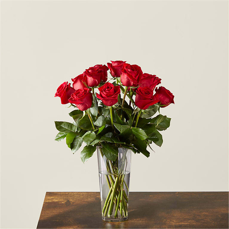 Long Stem Red Rose Bouquet