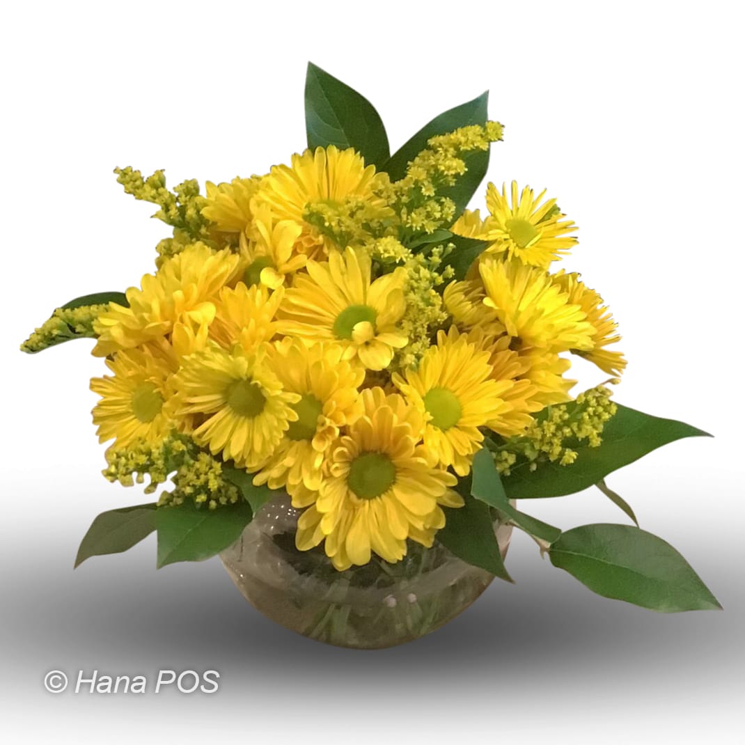 Yellow Daisies Smiles Flower Bouquet