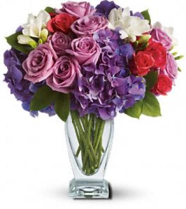 Rhapsody in Purple Flower Bouquet