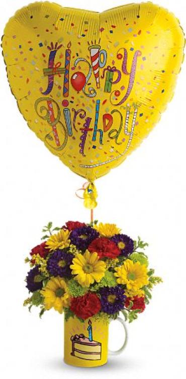 Hooray for Birthday Flower Bouquet