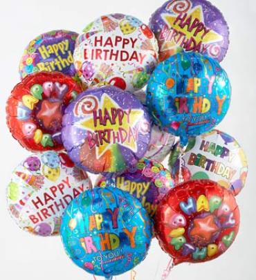 1 Dozen Balloons Flower Bouquet