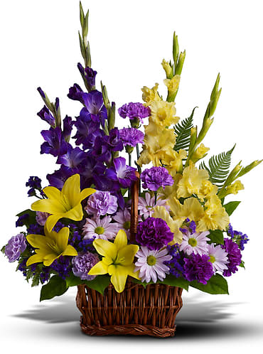 Basket of Memories Flower Bouquet