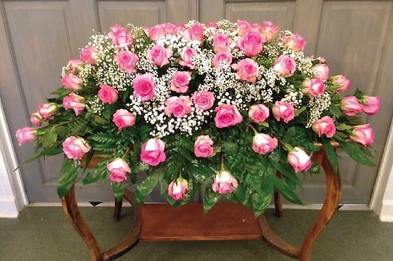 Casket Spray 211 Flower Bouquet