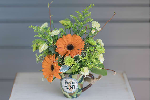 Born to Hunt Flower Bouquet
