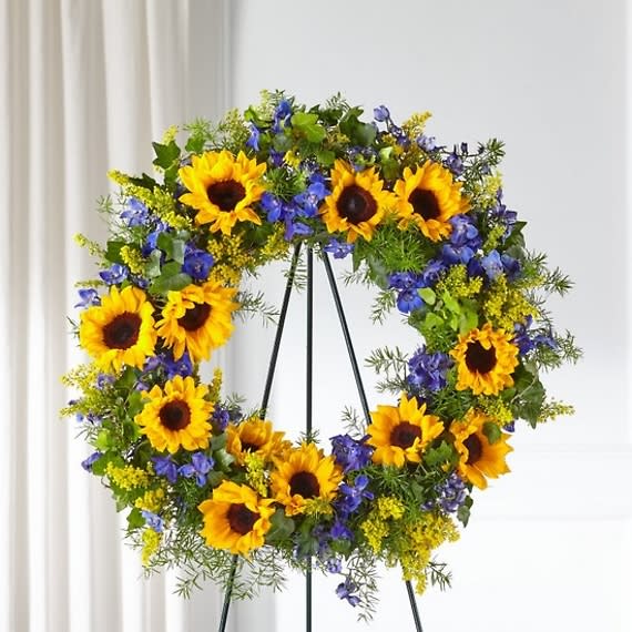 Sunflower Wreath Flower Bouquet