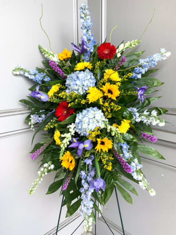 Sympathy Standing Spray 515 Flower Bouquet