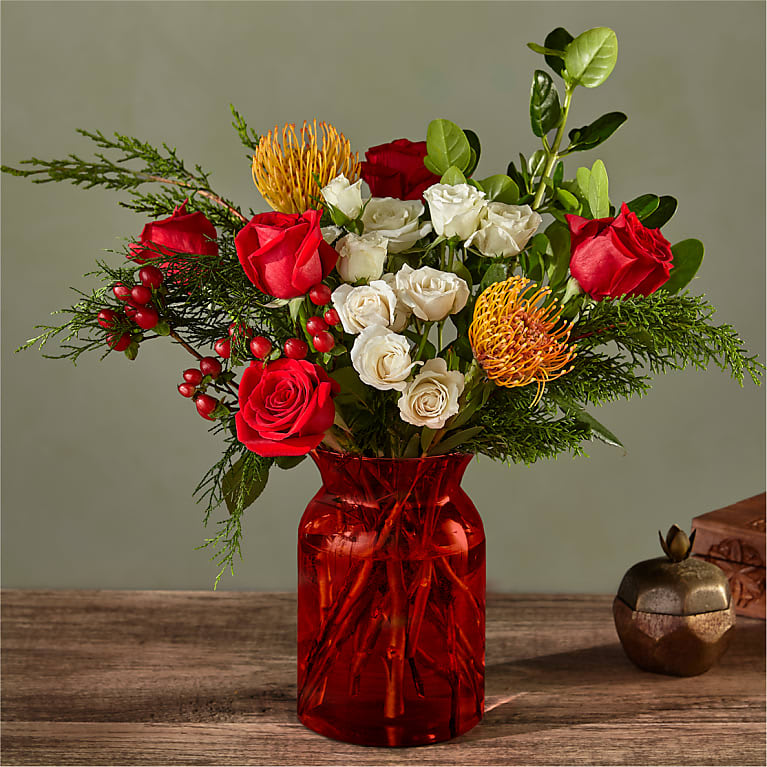 The Ty St. Jude Holiday Bouquet Flower Bouquet