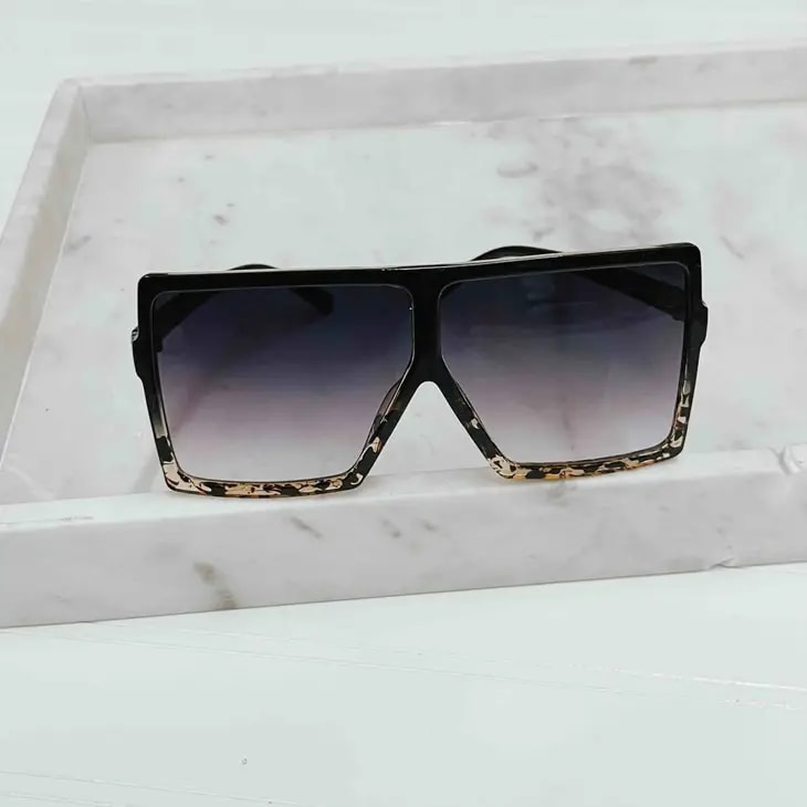 Oversized Sunglasses - Tortoise Ombre
