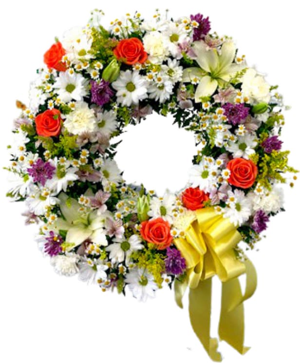 Springtime Wreath FW-615 *EASEL INCLUDED*