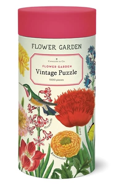 Cavallini & Co., Flower Garden 1,000 Piece Puzzle Flower Bouquet