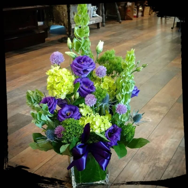 Purple and Green Jewel