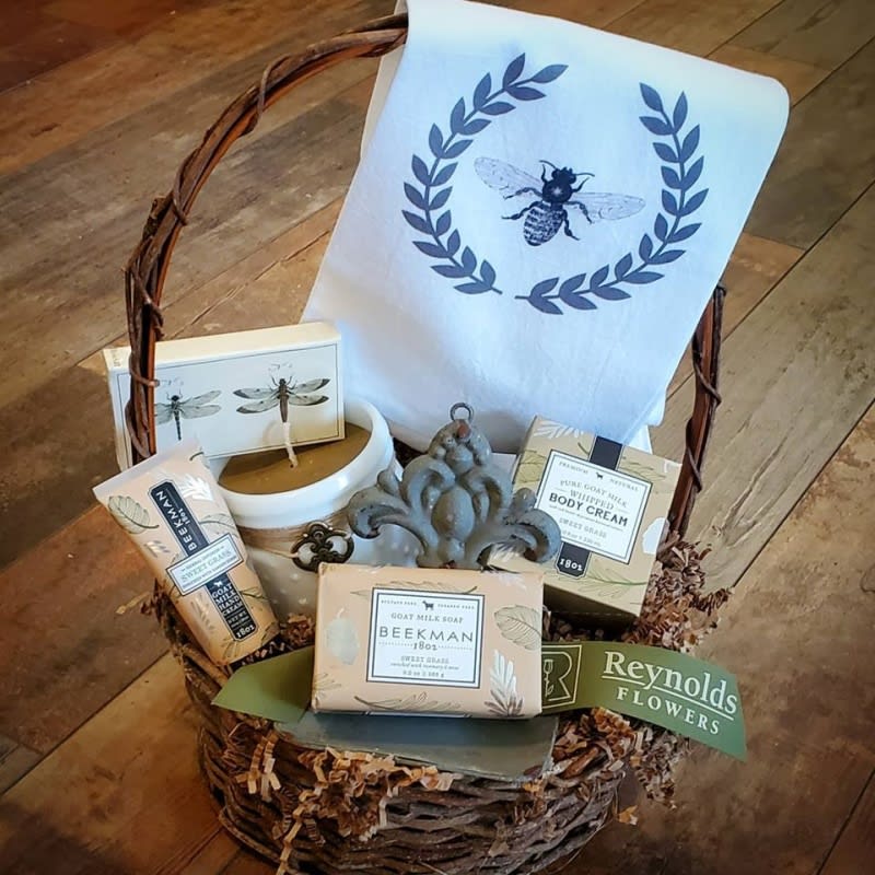 The Sweet Grass Basket Flower Bouquet