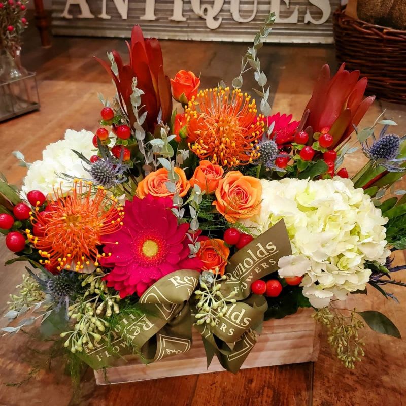 Protea Harvest Box Bouquet by Reynolds Flowers Flower Bouquet