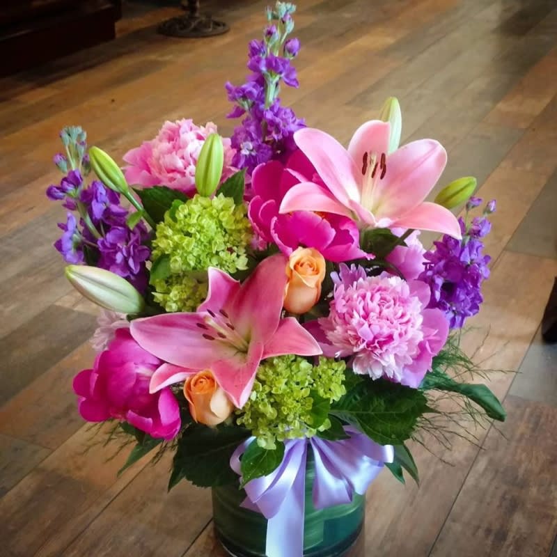 Springtime Baby Girl Vase