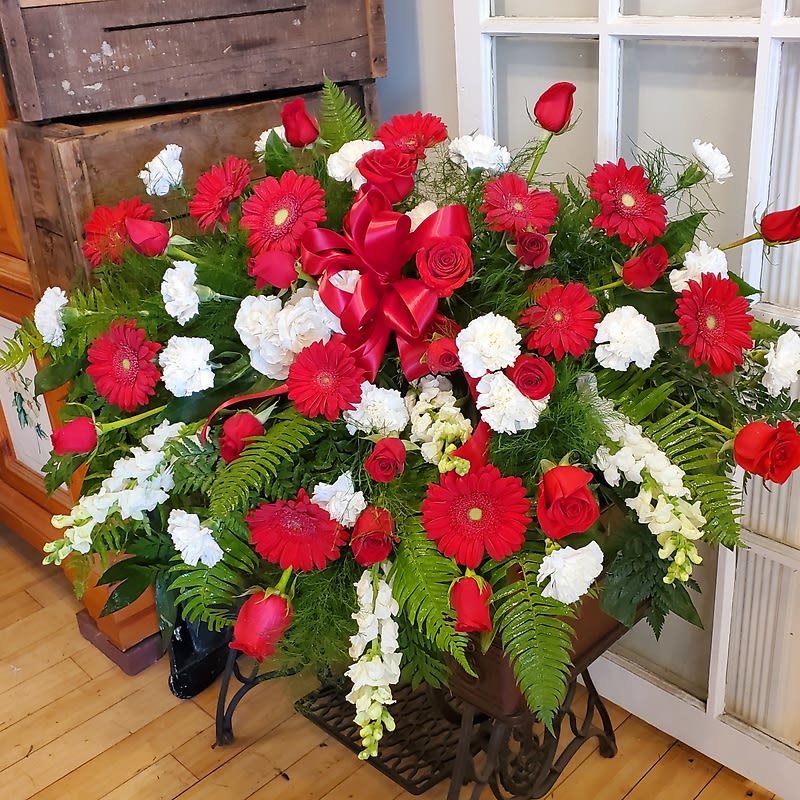 During These Difficult Times Red & White Blanket