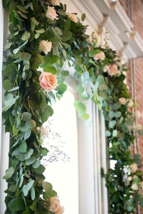 Eucalyptus and Rose Adornment Flower Bouquet