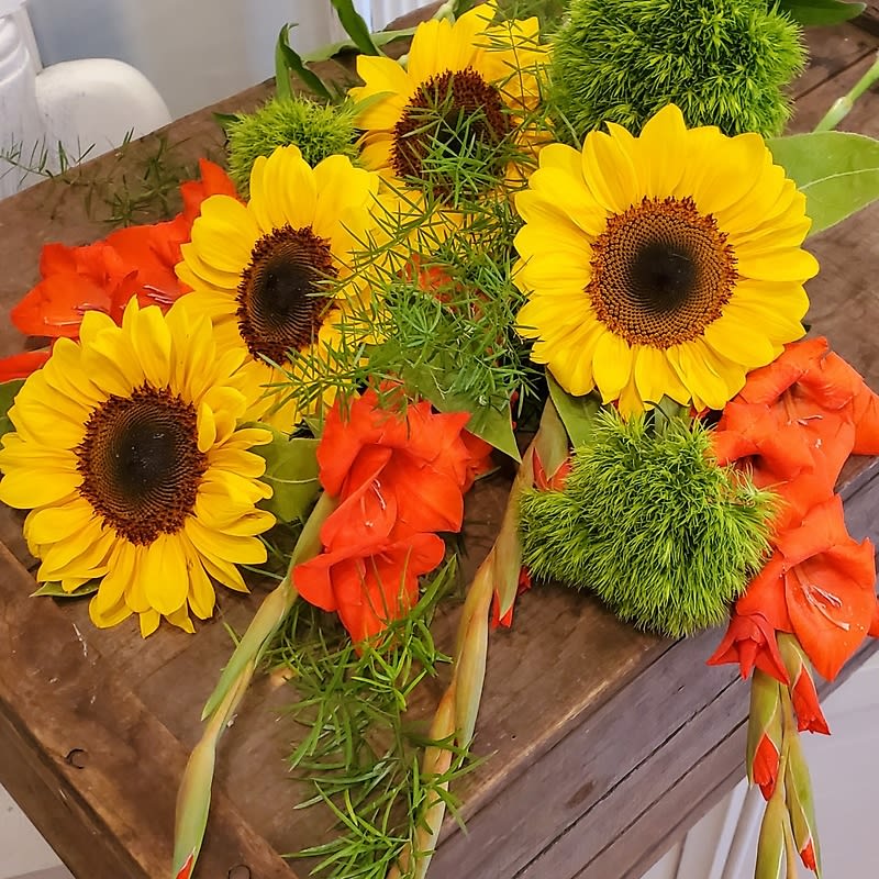 'Just Because' Wrapped Cut Flowers