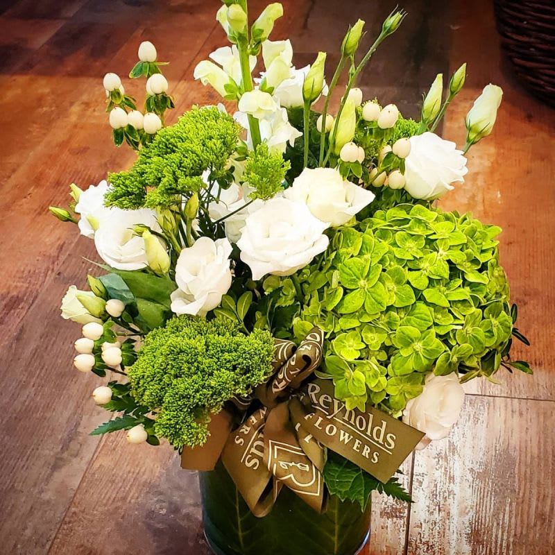 Moss & Snow Bouquet Flower Bouquet