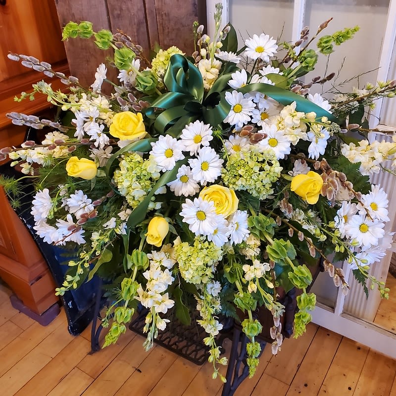 Spring Buds Casket Cover