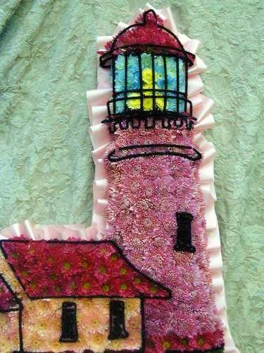Lighthouse in Pinks