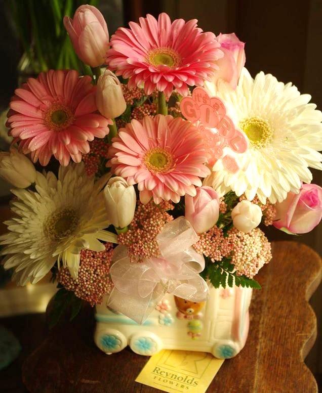 Gerbera Baby Girl Flower Bouquet