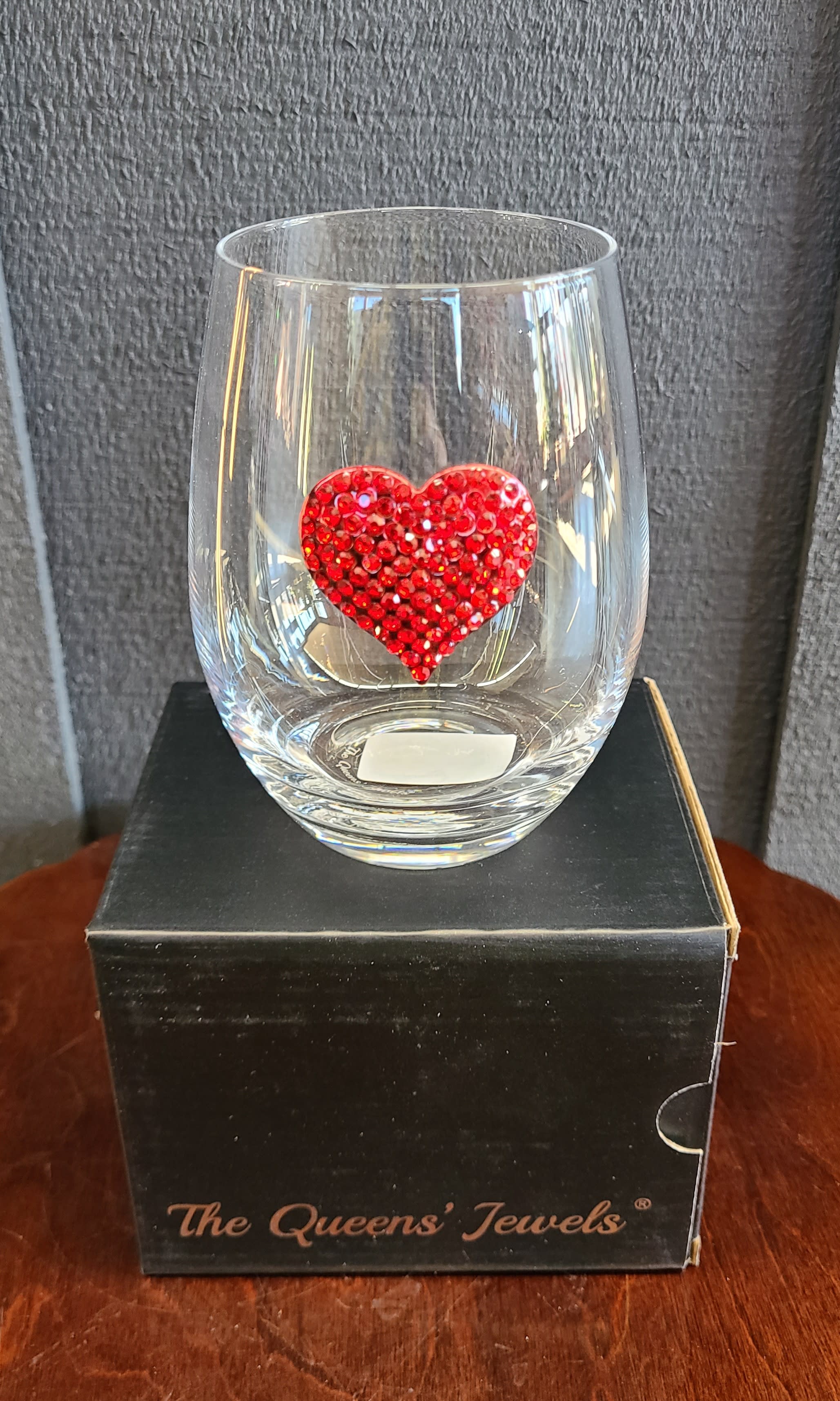 Queen's Jewels Red Heart Flower Bouquet