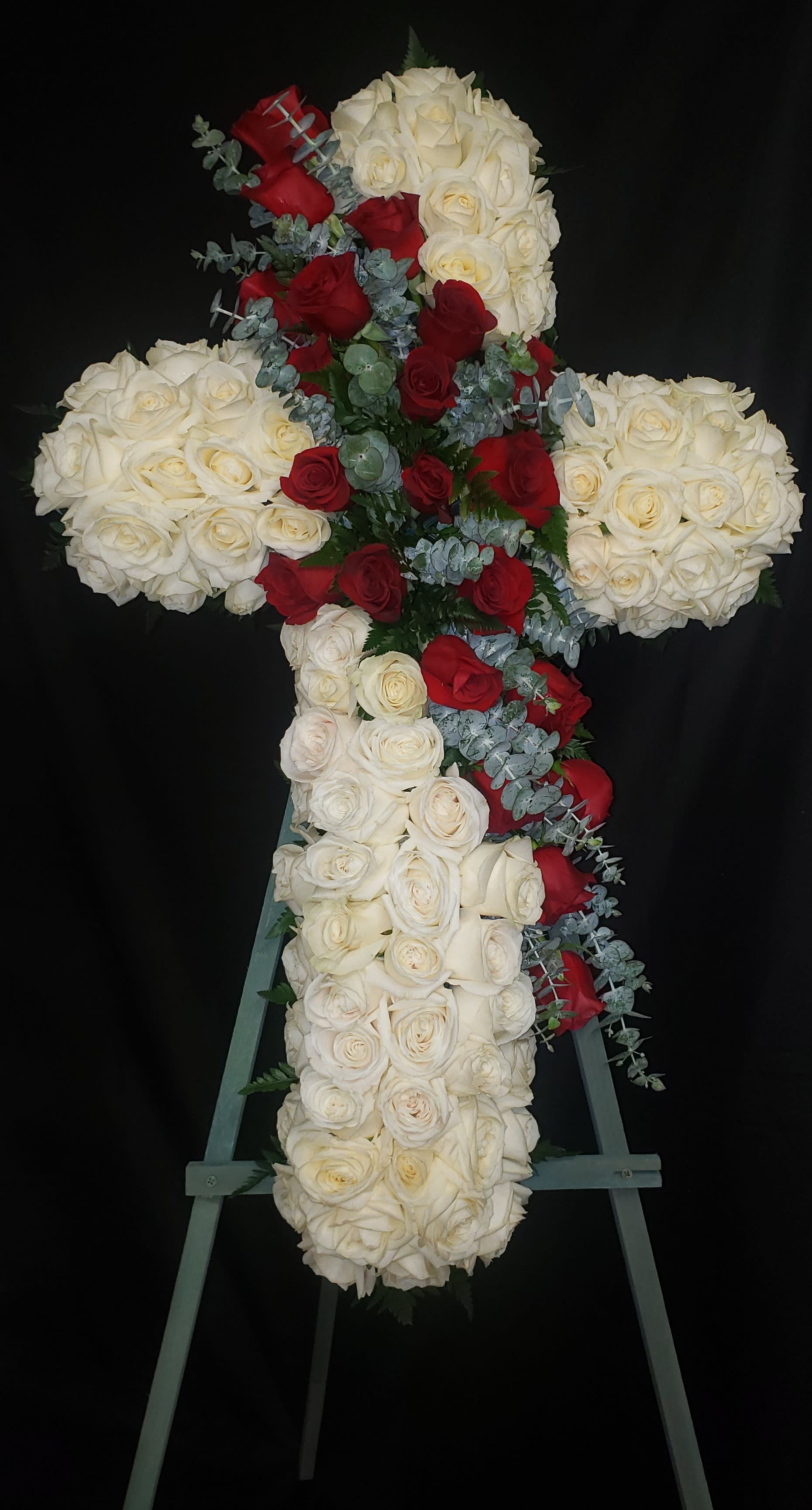 White Cross  All Roses