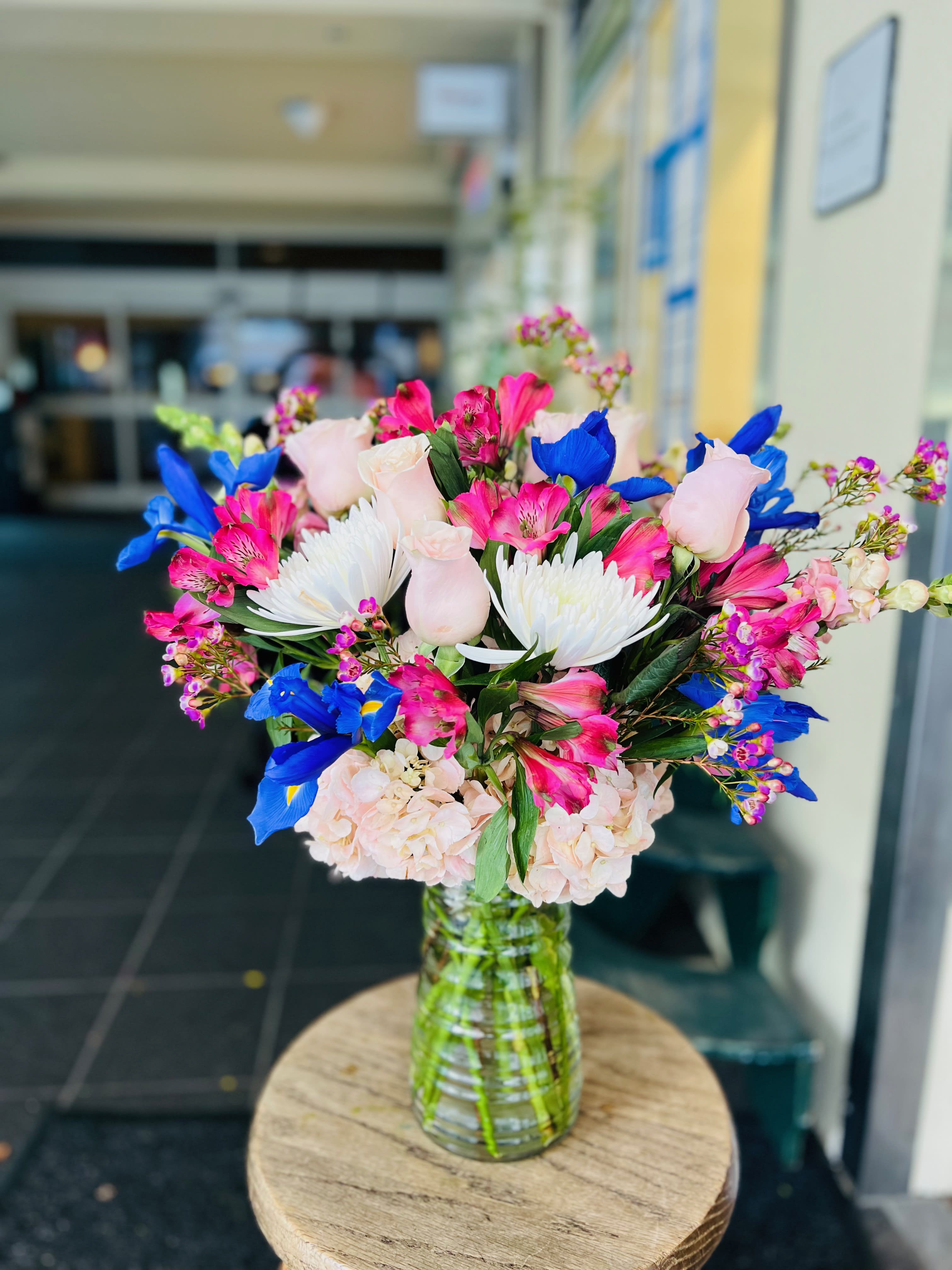 pink and blue stardust