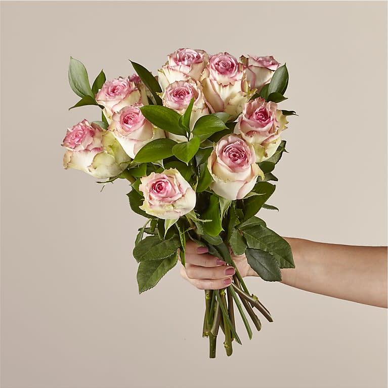 Pink Champagne Rose Bouquet