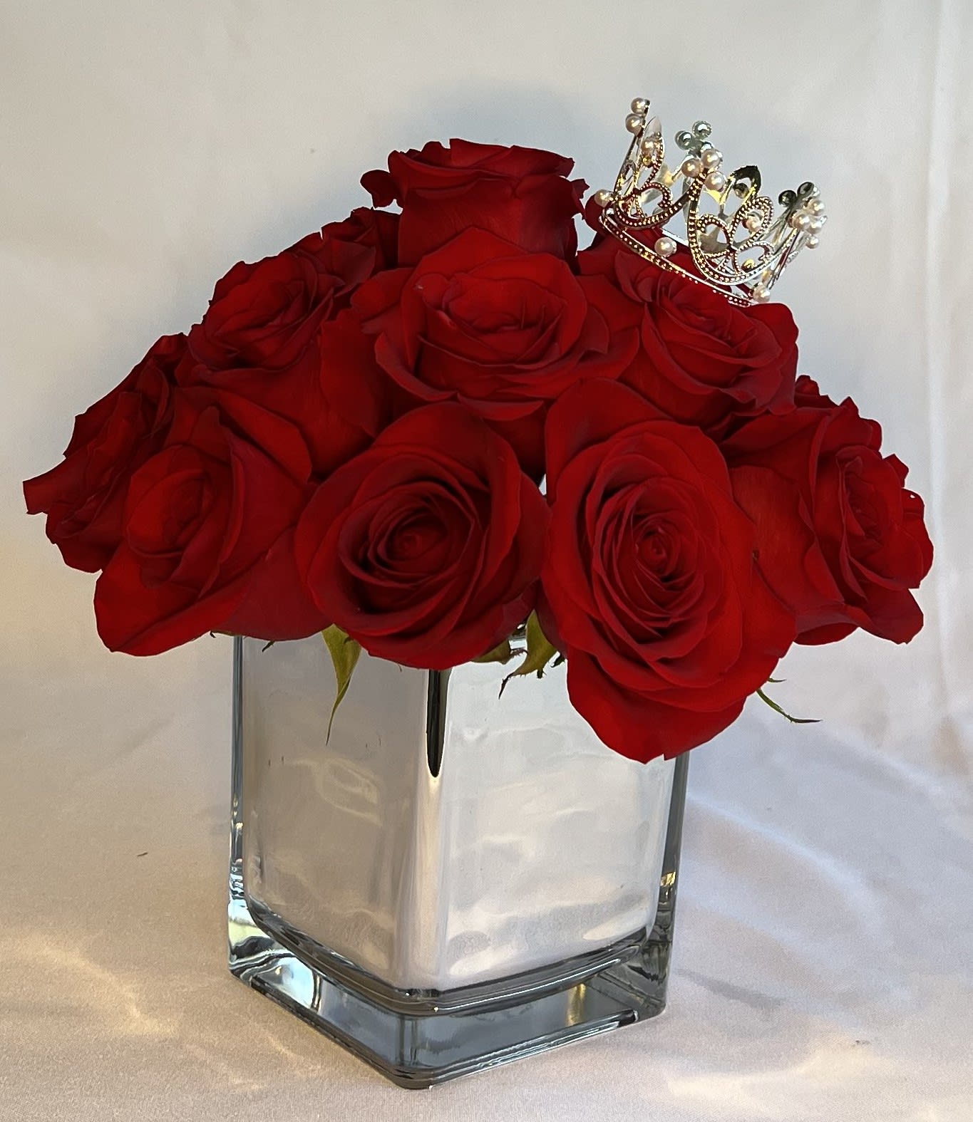 18 Blush In Silver Roses