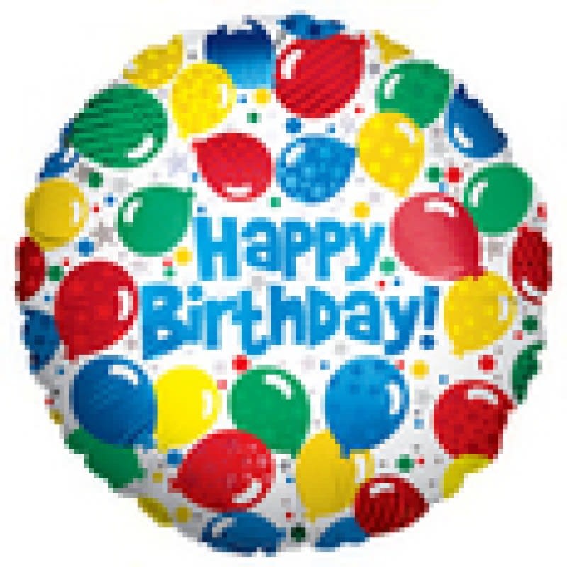 Happy Birthday! 18" Mylar Balloon - EBF-83
