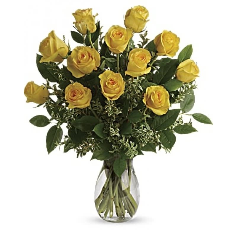 Dz yellow roses EBF-502 Flower Bouquet