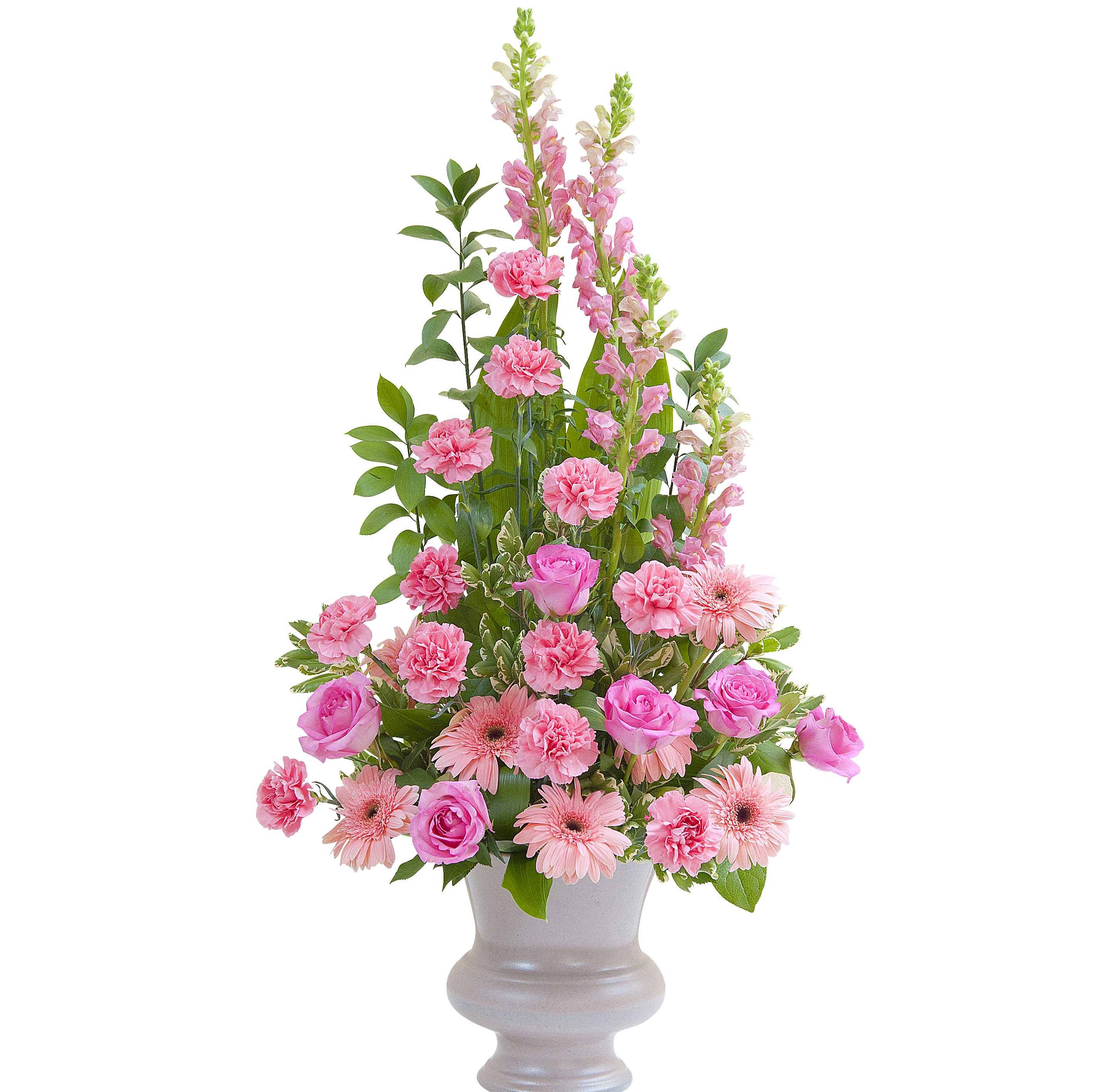 Peaceful Pink Large Urn