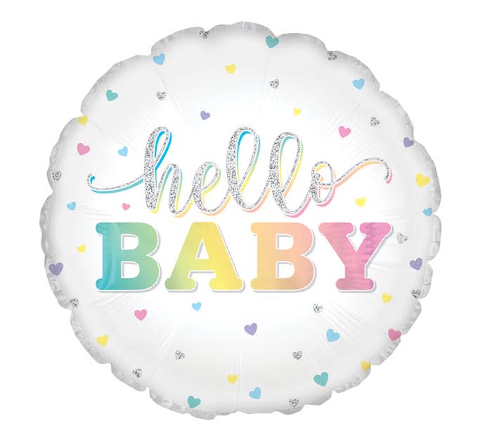 Hello Baby Balloon Flower Bouquet