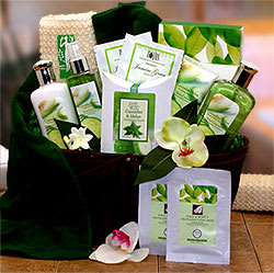 Cucumber & Melon Calming Spa Bath & Body Gift Basket